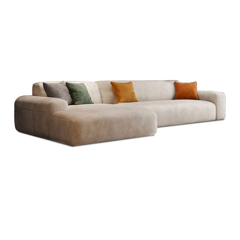 Canapé modulaire 2 pièces rembourré, Face à la gauche, H 30,71 po x l 102,36 po x P 62,2 po