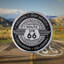 Panneau de fer-blanc historique, route 66, plaque métallique, garage