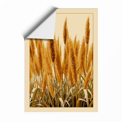 Golden Wheat at Harvest Botanical - Framed Print