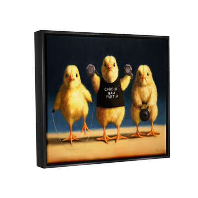 " Funny Exercise Workout Chicks Animals " by Lucia Heffernan