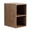 Petite étagère murale de 12 pouces, 2 tablettes, contreplaqué en chêne imitation, pour la chambre et le vestiaire