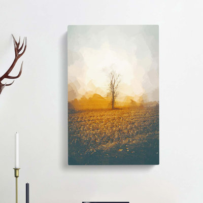 Summer Tree In Abstract - Wrapped Canvas