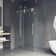 Winslow 46" W x 35" D x 74" H Sliding Frameless Shower Enclosure with 3/8  Clear Glass