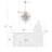 Edelsten 6 - Light Dimmable Globe Chandelier