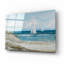  «Tranquil Sea No. 2» par Max Maxx, art mural en verre acrylique, 16 po x 12 po