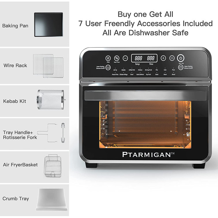 https://assets.wfcdn.com/im/97589399/resize-h755-w755%5Ecompr-r85/2401/240155058/Ptarmigan+16+Quart+Convection+Toaster+Oven+Combo+16-In-1+Toaster+Oven+Air+Fryer+Combo+With+Digital+Display+And+Adjustable+Settings%2C+7+Dish+Washer+Safe+Accessories+And+16+Smart+Presets.jpg