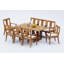 Osborne Outdoor - Piece Teak Dining Set-762124579