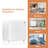 FORCLOVER 1.6 Cubic Feet Freestanding Mini Fridge