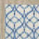 Quinton Geometric Outdoor Blue/Ivory Area Rug