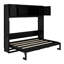 Lit escamotable peu encombrant avec armoires de rangement-1464277765
