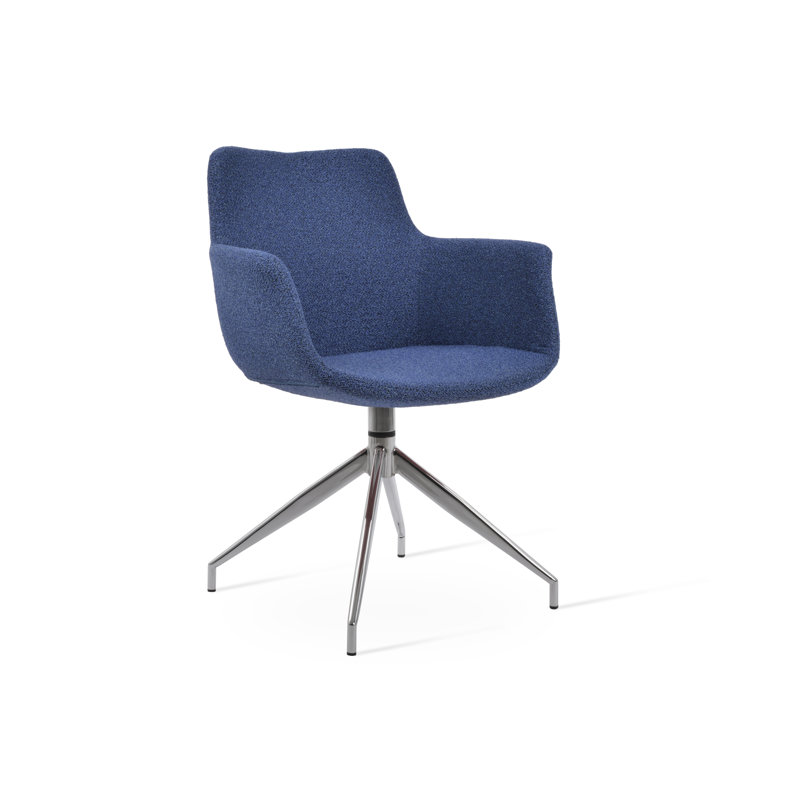Fauteuil Bottega, Noir bleu