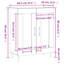 Julissa 2 - Door Rectangle Accent Cabinet-2076204023