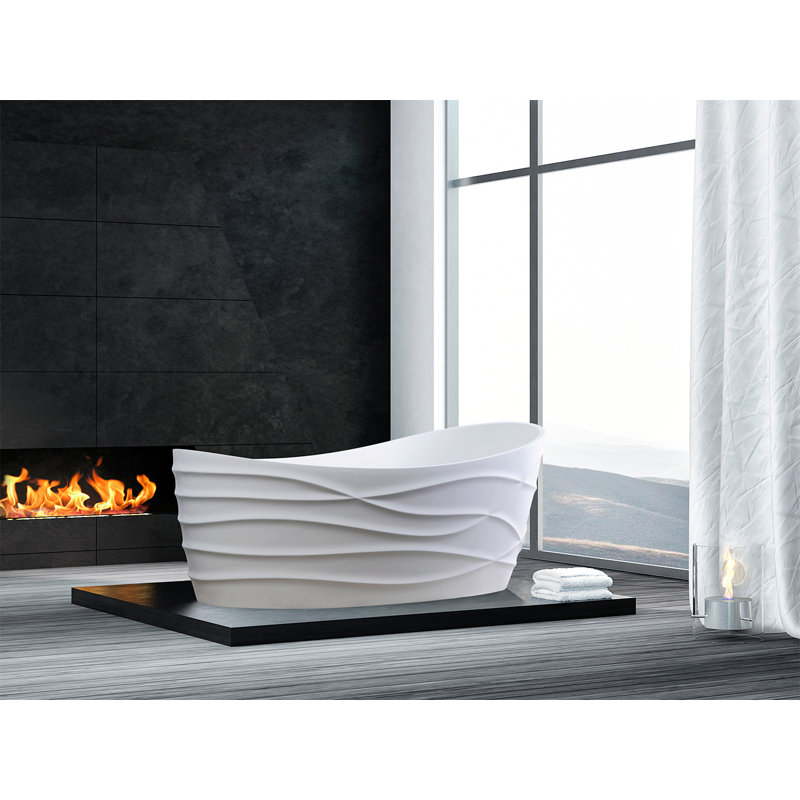 Baignoire de trempage autoportante 68 "x 34" Dune 
