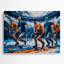 Art mural en métal gris Sports Floorball-1354549625