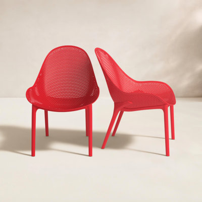 Farrah Outdoor Armless Lounge Chair