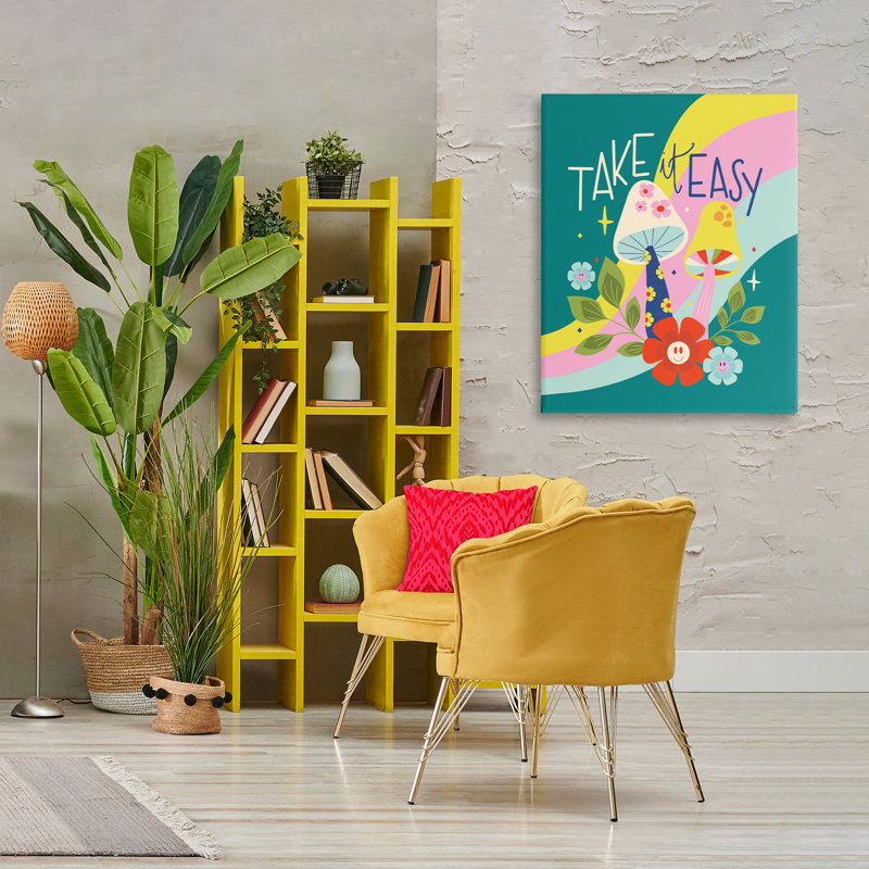 Art mural sur toile Take It Easy par Louise Allen Designs, H 40 po x l 30 po