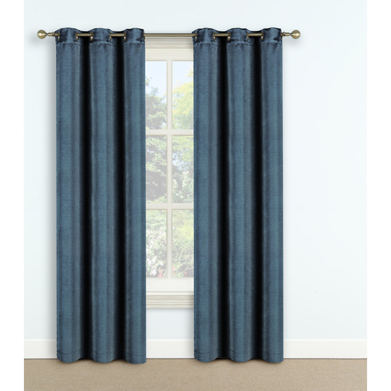 Steubenville Curtain Single Panel, 42"W x 63"L, Teal