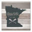 Minnesotaabli - Art textuel sur toile tendue