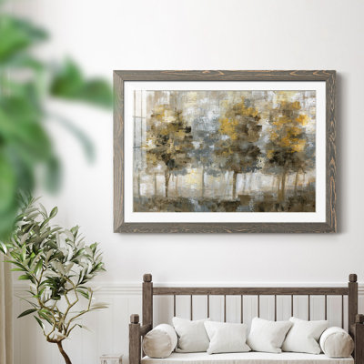 Linen Trees - Peinture encadrée
