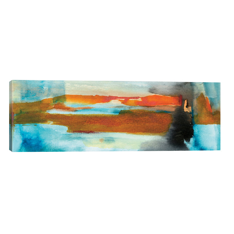 Fracas by Michelle Oppenheimer - Wrapped Canvas Panoramic Print, 30.48 cm H x 91.44 cm W x 1.91 cm D