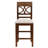 6-Piece Wood Counter Height Dining Table Set with Storage Shelf-619368351