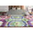 Silk and Wool Geometric Indoor Rug-90068558