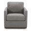 Fauteuil pivotant rembourré avec coussins réversibles Bobbi-100965895