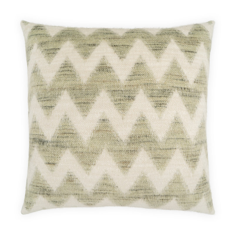 Leonne Square Pillow Cover & Insert, Lichen, Square 22"