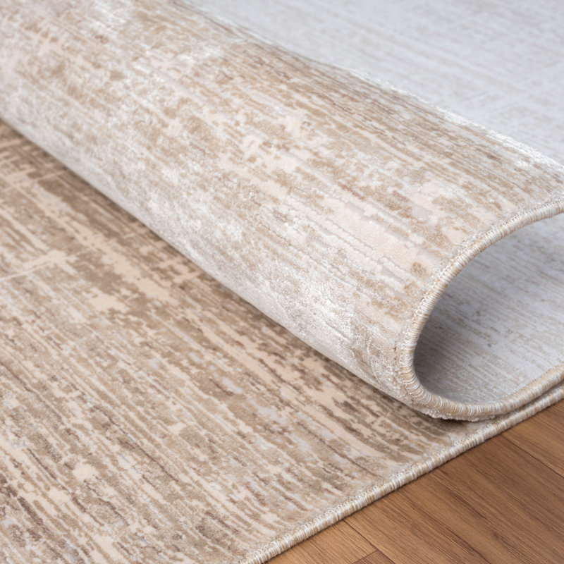 Echo Abstract Area Rug, Rectangle 5' x 7'