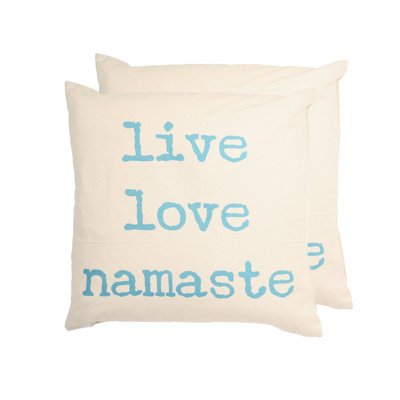 Yoga Cotton Pillow Cover