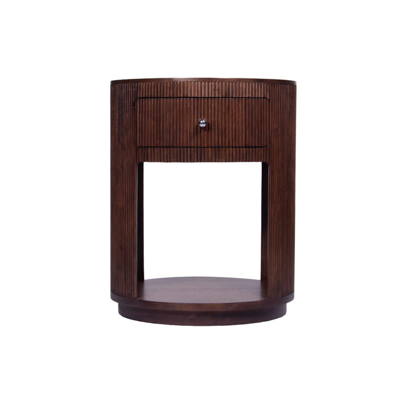 Cleo 1 - Drawer Solid Wood Nightstand