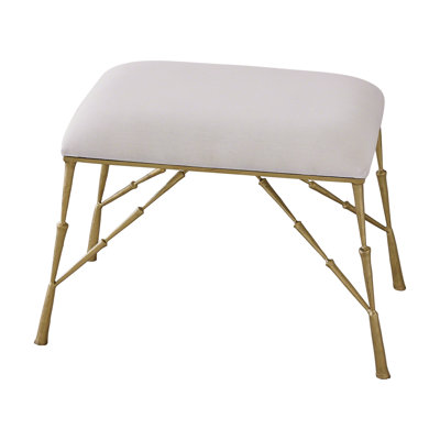 Spike Bench with Muslin Cushion