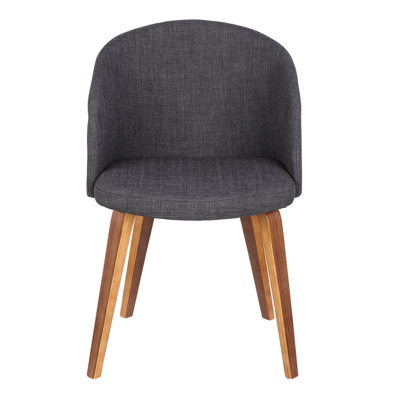 47cm H Polyester Blend Upholstered Armchair, Charcoal