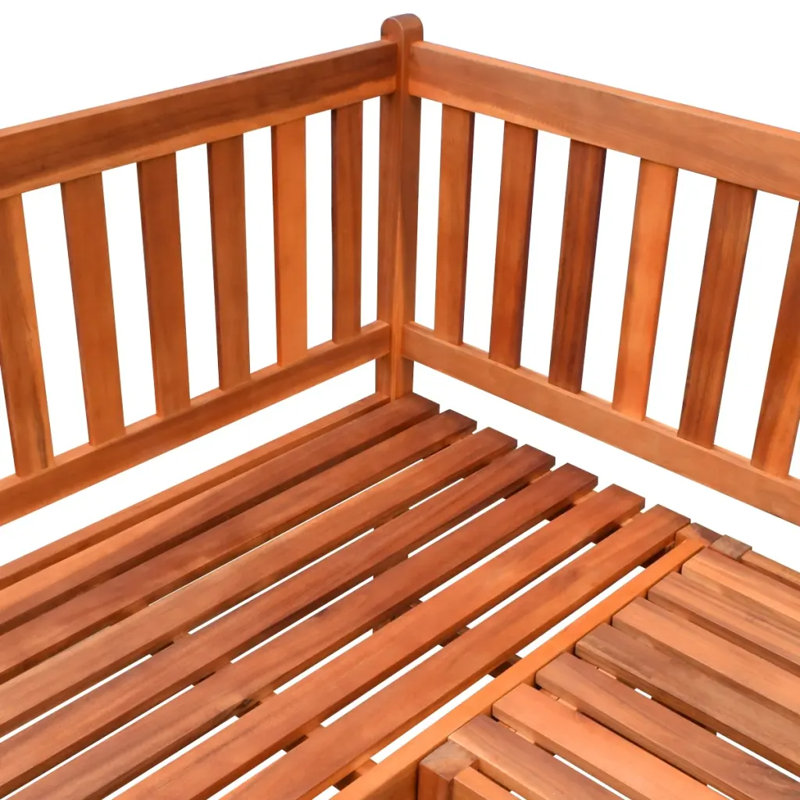 Solid Wood Acacia Outdoor Bench