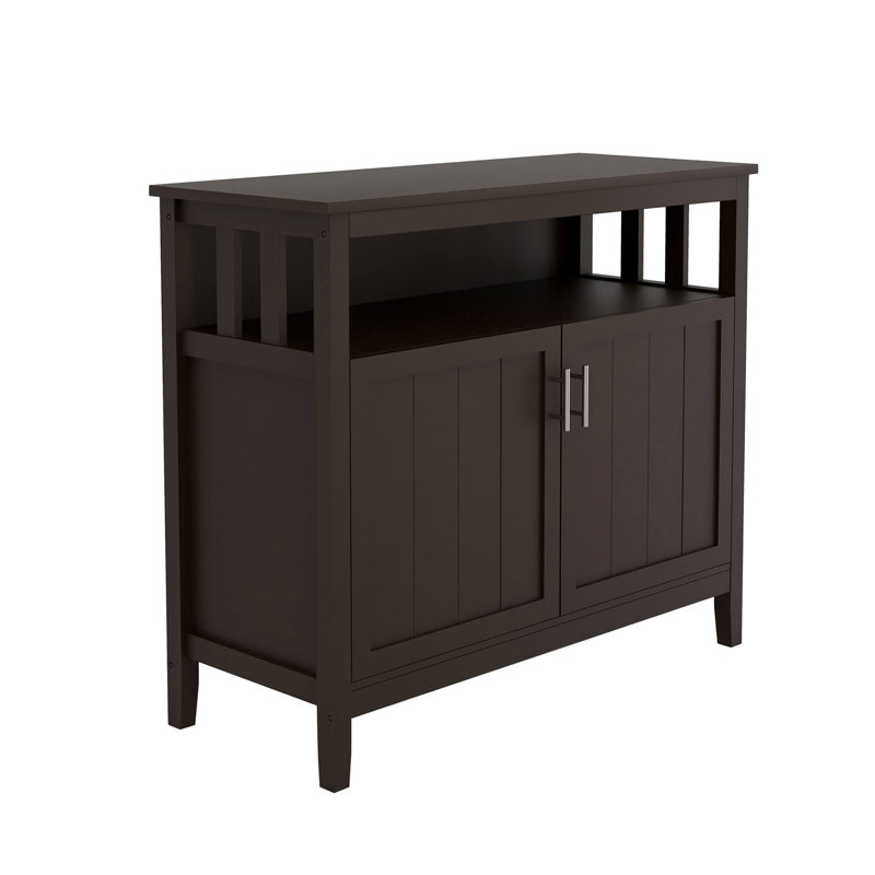 Reinbeck 39.96" Wide Server,Dining cabinet,Buffet table with  2 doors, Brown