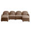 Canapé modulaire en polaire 4 places Teddy-46741016-46741021