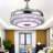 Hawkin 42" Bluetooth Ceiling Fan with Dimmable LED Lights and Music Player