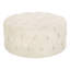 40 po Largeur et profondeur beige avec extérieur en velours, 17,47 po de hauteur, 39,97 po beige, grand, 27,05 lb