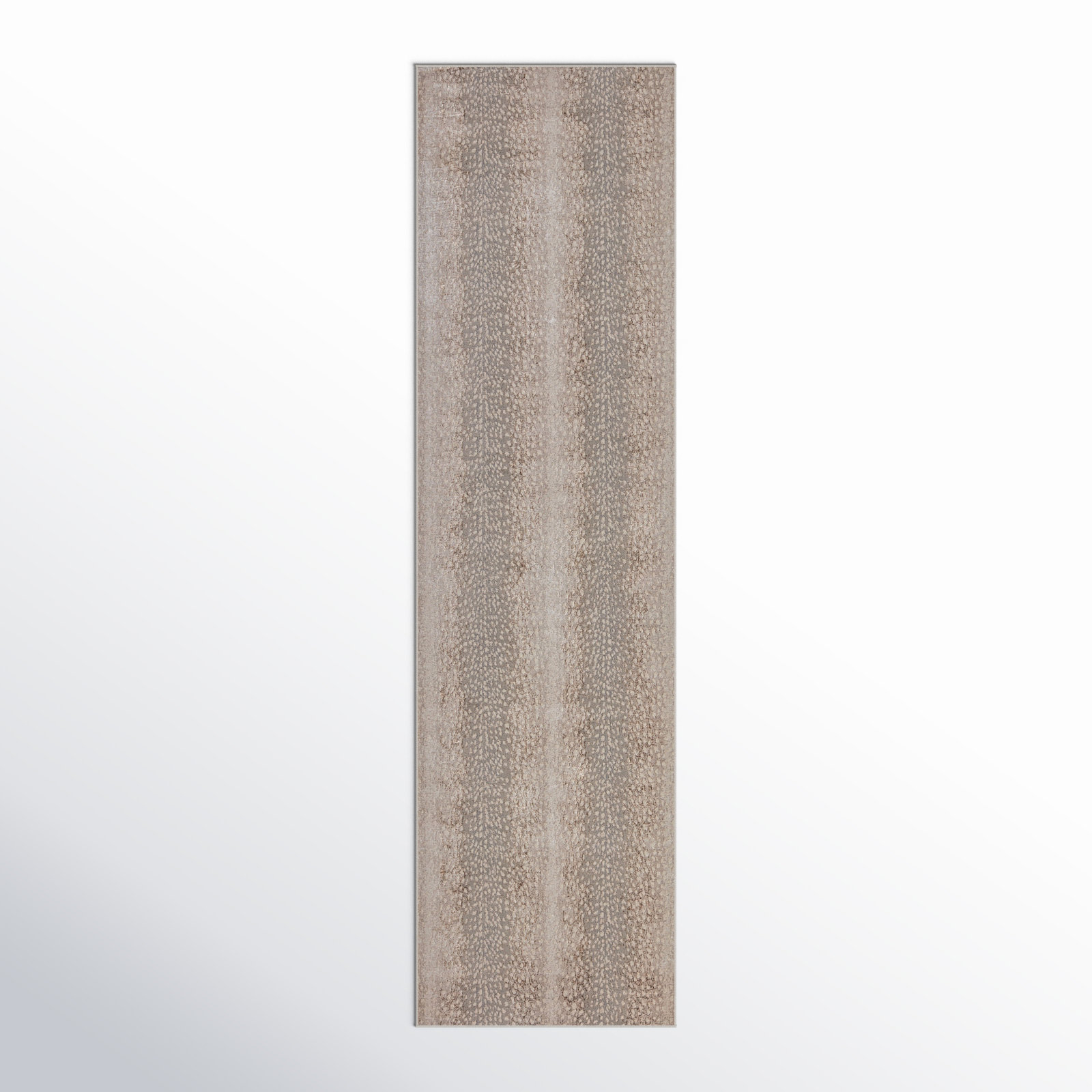 Birch Lane™ Baytown Animal Print Feather Gray/Moonbeam/Bison Area Rug ...