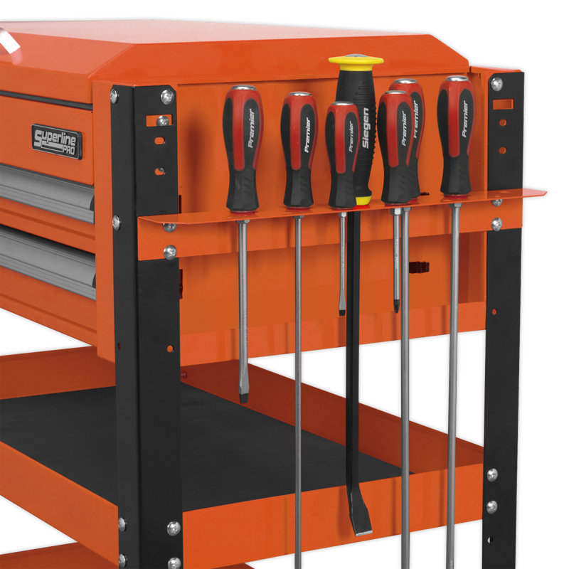 Heavy Duty Mobile Tool Trolley, Orange