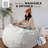 CordaRoy's Faux Fur Convertible Bean Bag Chair-87325622-87284164