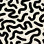 Papier peint à motif abstrait lignes organiques modernes-130031509