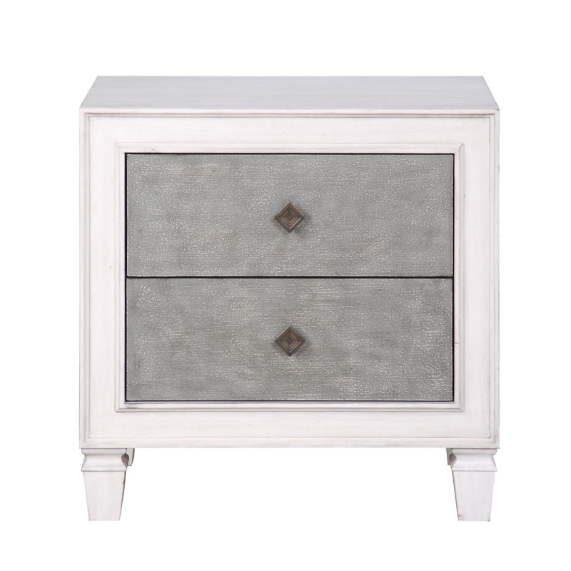 Table de chevet 2 tiroirs Modern Modern