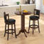 30 Inch Wood Pub Round Dining Table With Pedestal Base Kitchen Diner Table