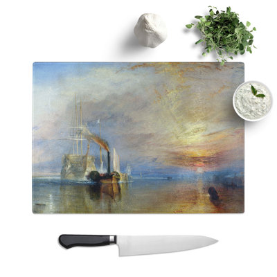 The Fighting Temeraire by Joseph Mallord William Turner Chopping Board