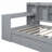 Durable Pine Bed Frame with Storage Drawers, Side Compartments, and Integrated Desk for Optimal Space Utilization-757194728-757194729