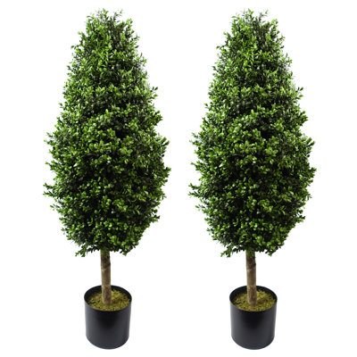 Aneria 120cm Faux Buxus Tree in Pot