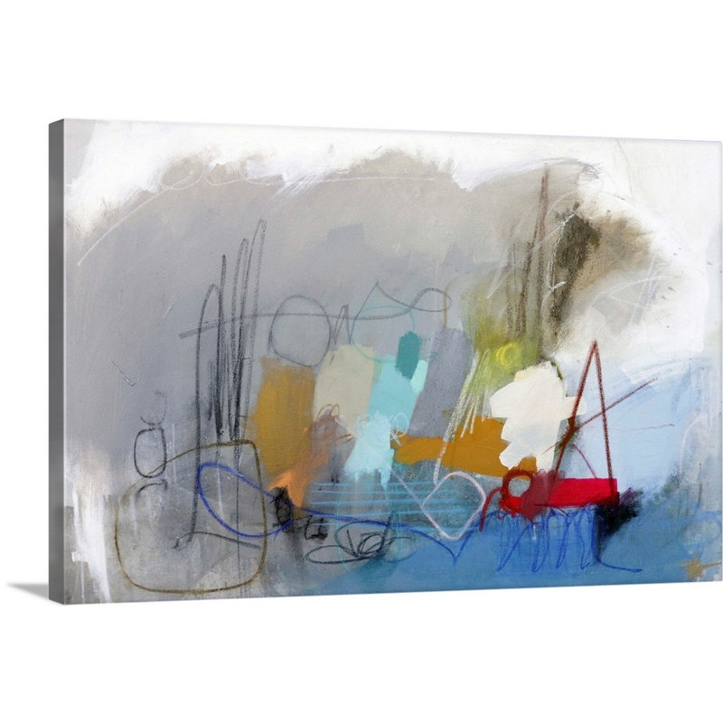 Reproduction d’art sur toile, "A Game I" par B. Robert, Toile tendue, H 12 po x l 18 po x P 1,25 po