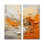 Orange et beige, échos de formes modernes