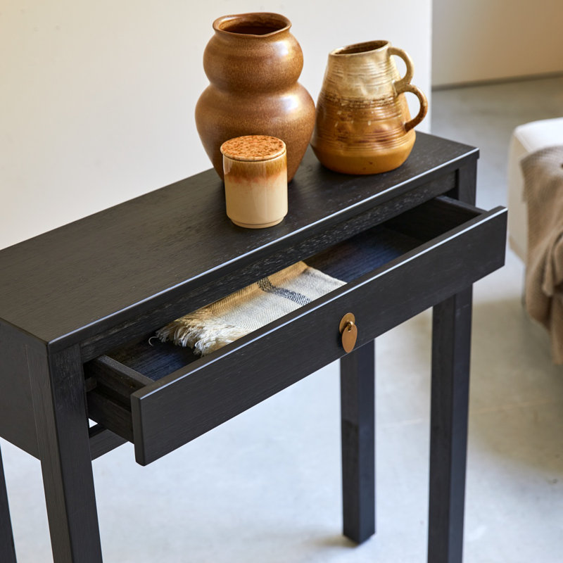 Zenaka 31.5'' W Solid Wood Console Table
